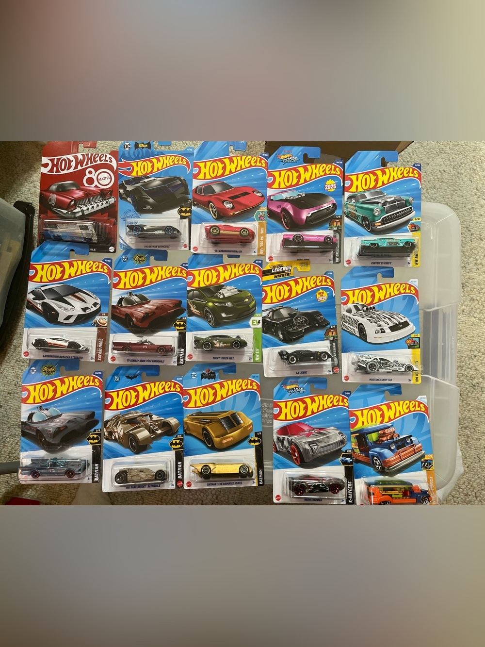 15 Hot Wheels Car Collection